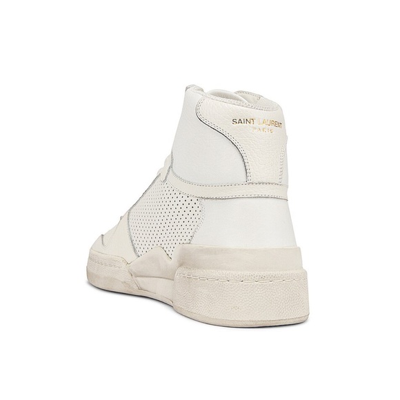 SAINT LAURENT SL24 HIGH TOP SNEAKERS - Picture 3 of 14